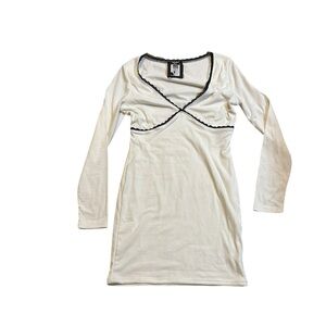 🖤 Arden B long sleeve ribbed dress size large NWT